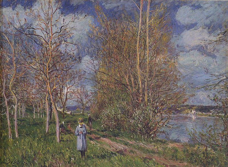 Alfred Sisley Small Meadows in Spring